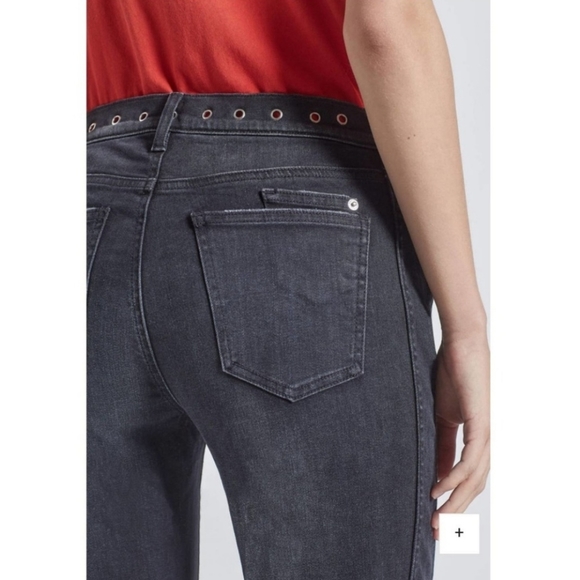 Current/Elliott High Waist 7 Pocket Studded Stiletto Luminary Skinny Jeans Sz 26 - Picture 8 of 14